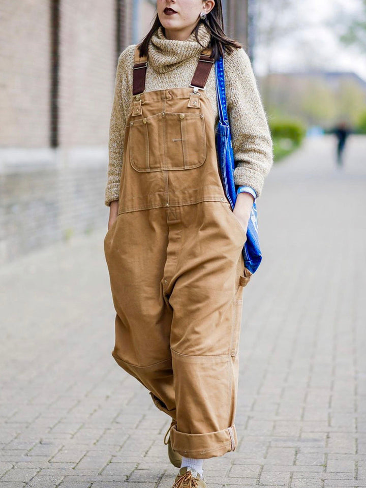 Demi | Stilvoller Canvas-Overall