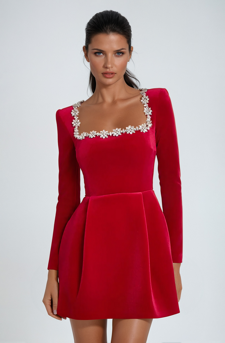 Charlene | Elegantes Mini-Kleid