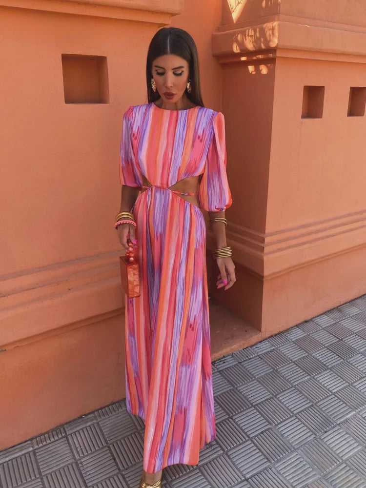 Griselda | Elegantes Kleid mit Cut-Out