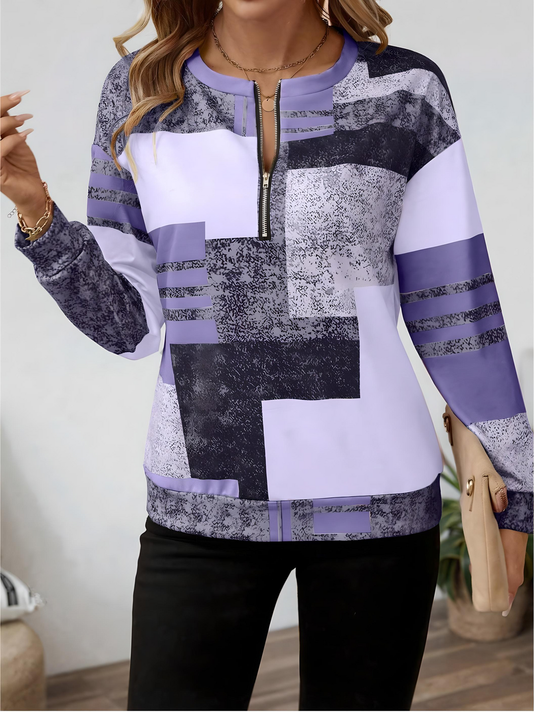 Kamiyah | Schickes, von Vintage inspiriertes Sweatshirt