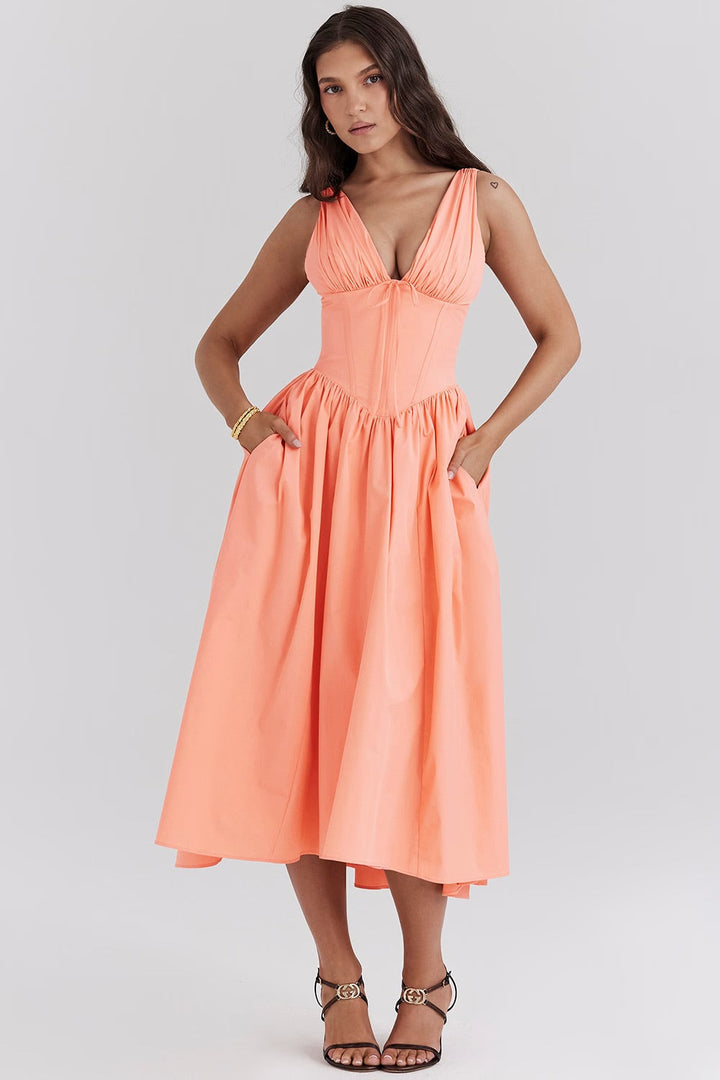 Alina | Schmeichelhaftes Sommerkleid