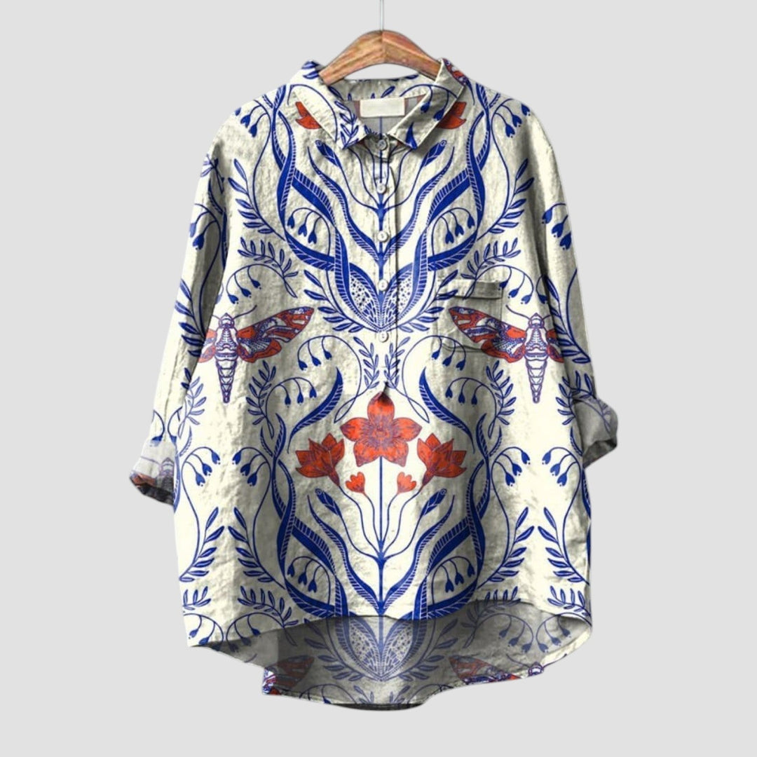 Franziska | Oversized-Hemd mit Hunde-Design