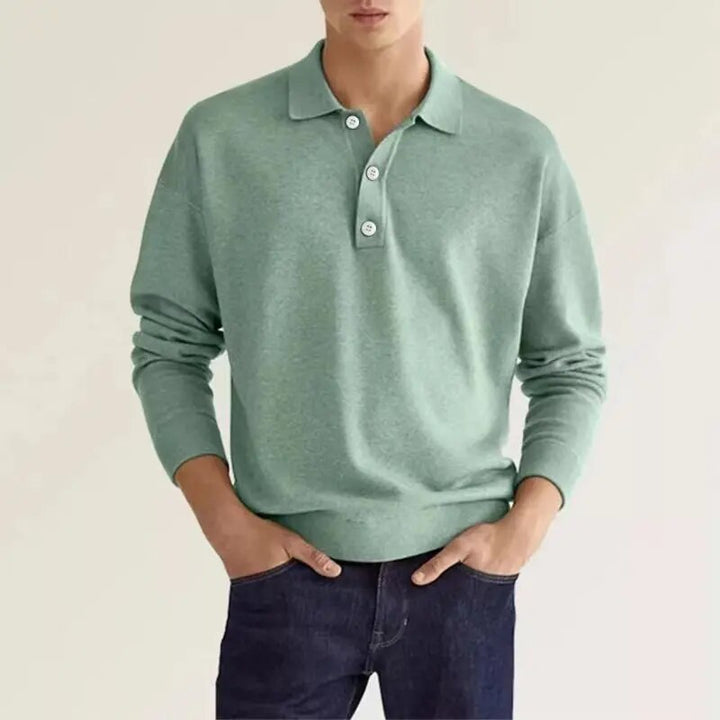 Raymond | Elegantes Herren-Poloshirt mit langen Ärmeln