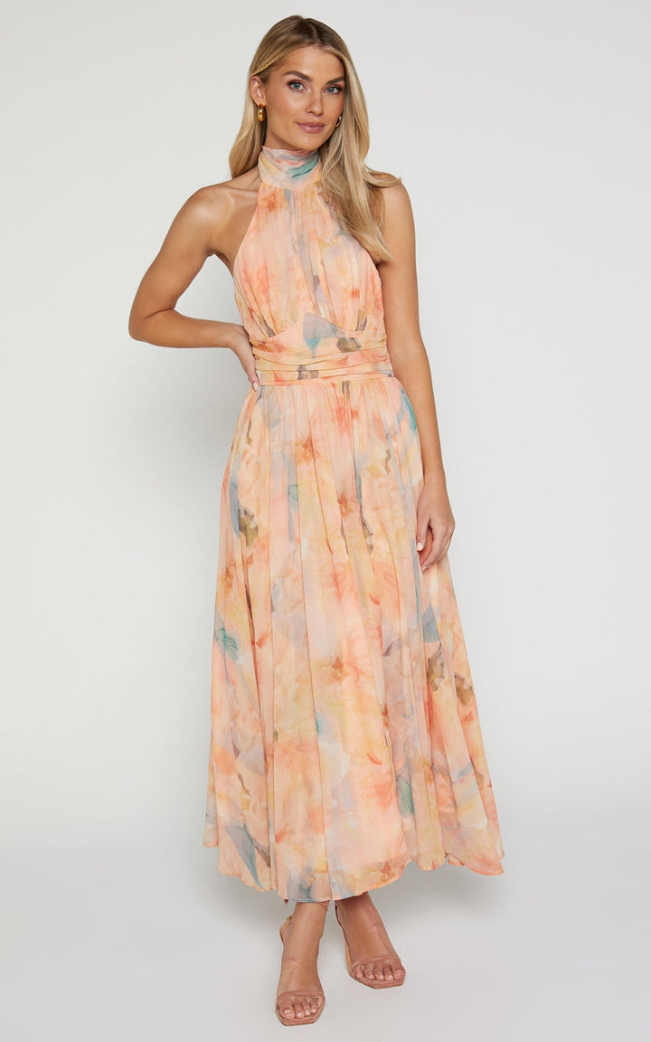 Maddie | Elegantes Halterneck-Maxikleid