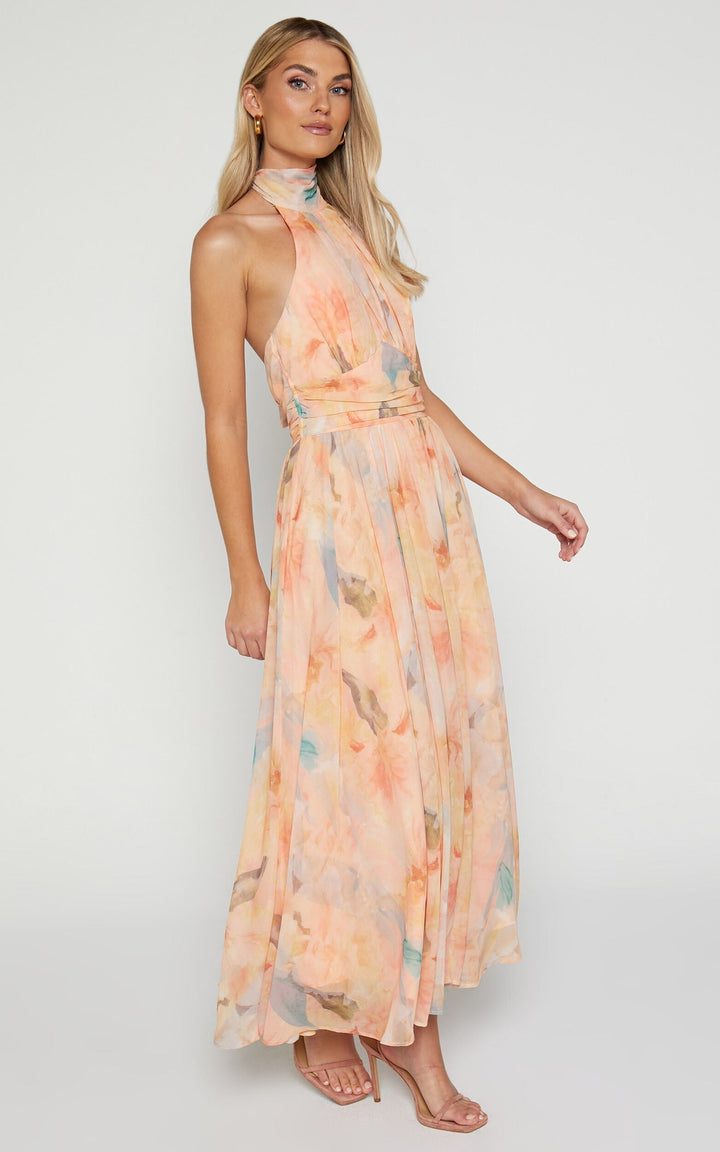 Maddie | Elegantes Halterneck-Maxikleid