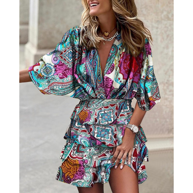 Skylare | Stylisches Druckkleid