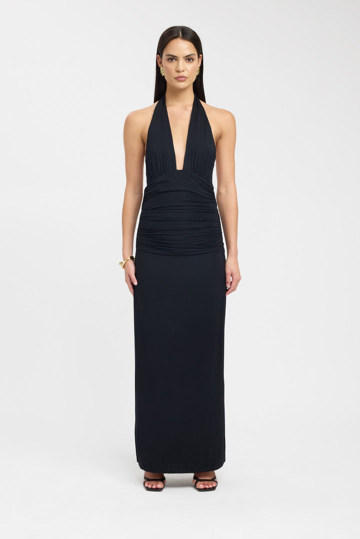 Juliana | Elegantes Maxikleid mit Neckholder