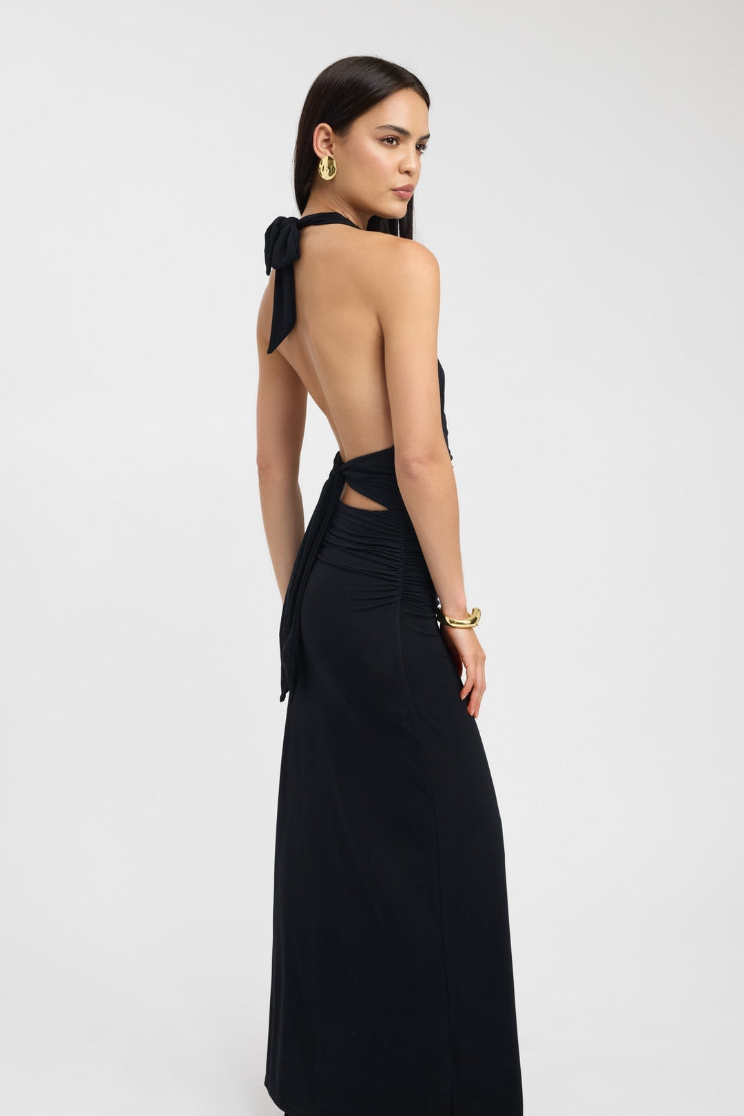 Juliana | Elegantes Maxikleid mit Neckholder