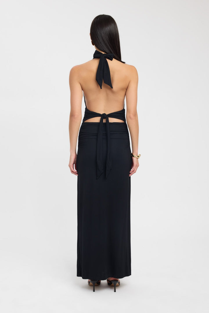 Juliana | Elegantes Maxikleid mit Neckholder