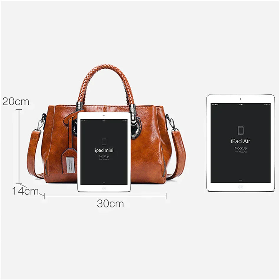 Valena | Vintage-Umhängetasche und Handtasche
