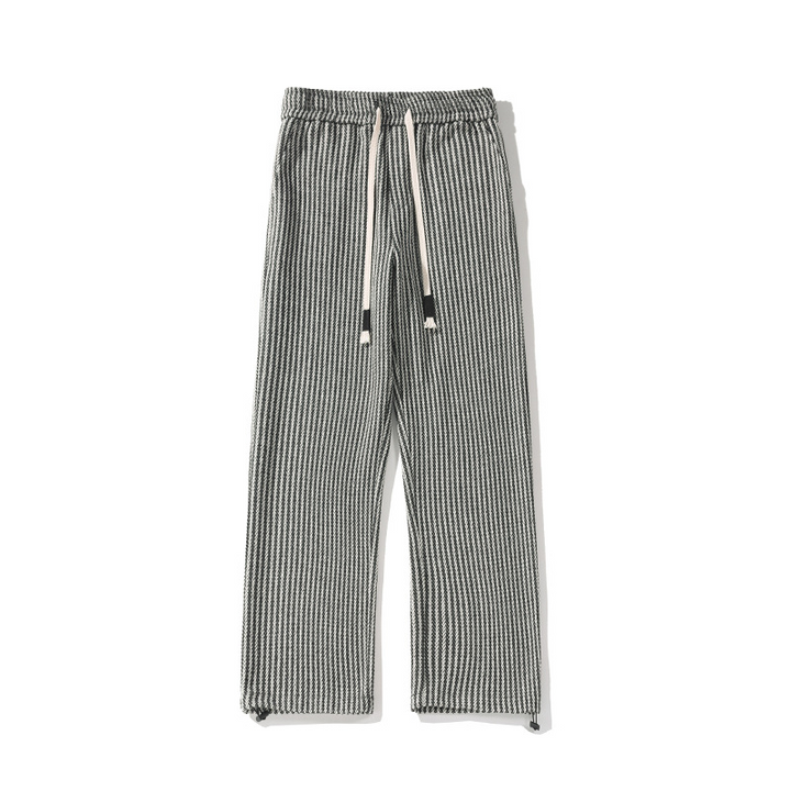 Rowell | Jogginghose mit Fischgrätenmuster