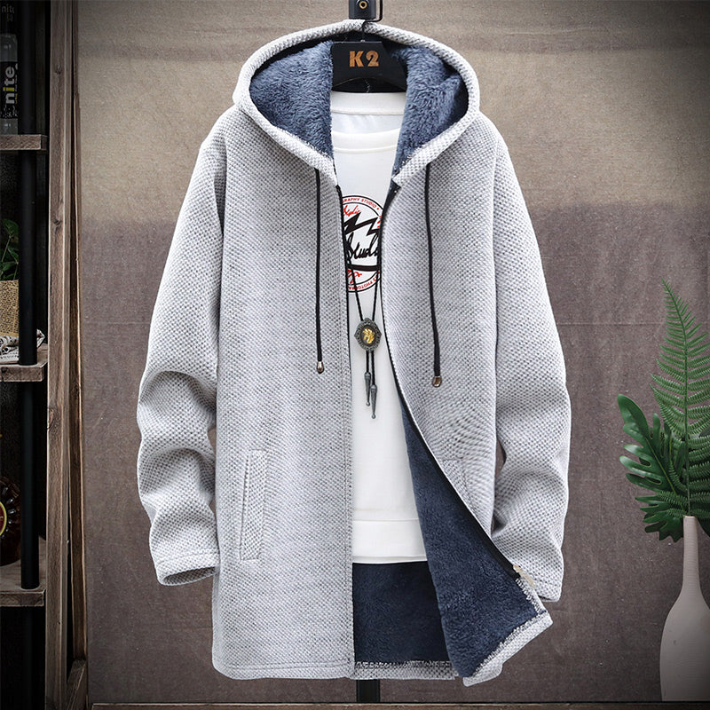Marcellus | Warmer Hoodie mit Reißverschluss