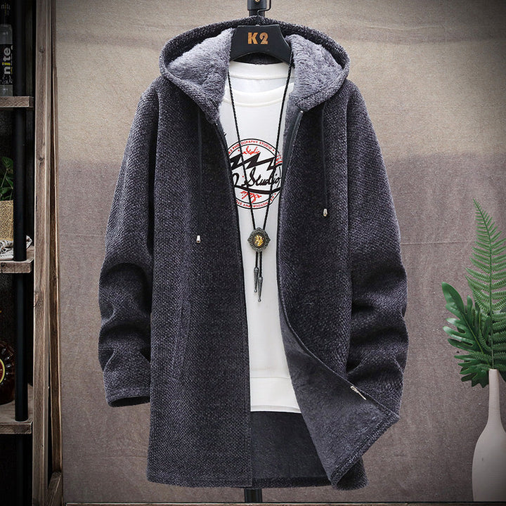 Marcellus | Warmer Hoodie mit Reißverschluss