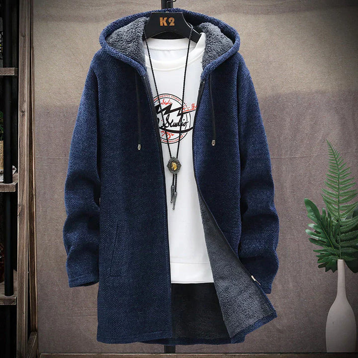 Marcellus | Warmer Hoodie mit Reißverschluss