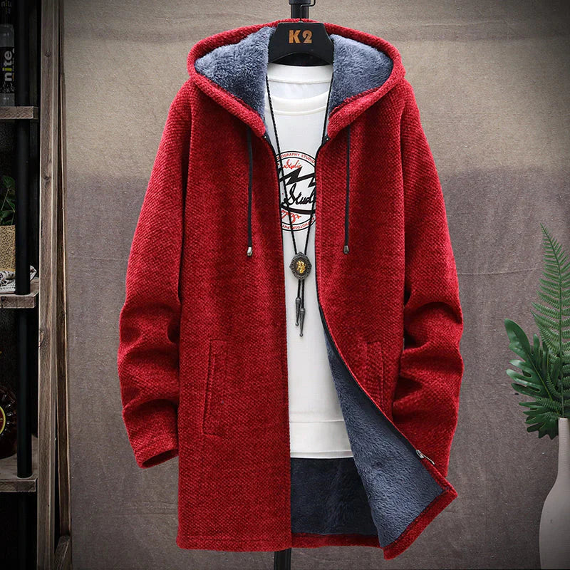 Marcellus | Warmer Hoodie mit Reißverschluss