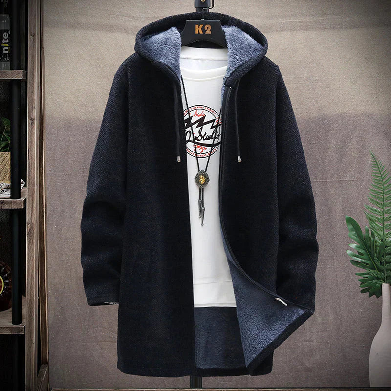 Marcellus | Warmer Hoodie mit Reißverschluss