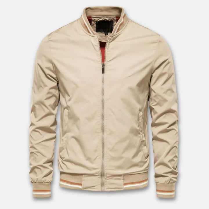 Damian | College-Style Bomberjacke mit durchgehendem Reißverschluss
