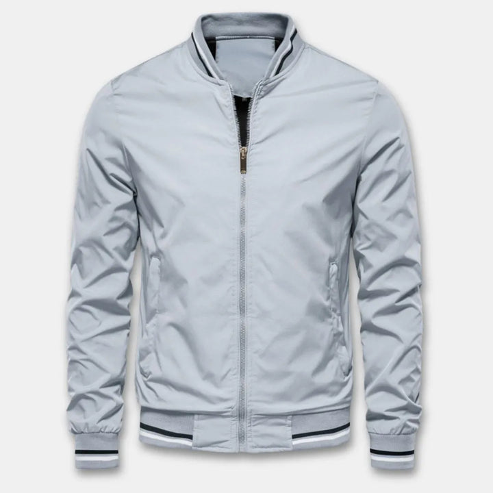 Damian | College-Style Bomberjacke mit durchgehendem Reißverschluss