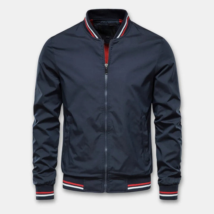 Damian | College-Style Bomberjacke mit durchgehendem Reißverschluss