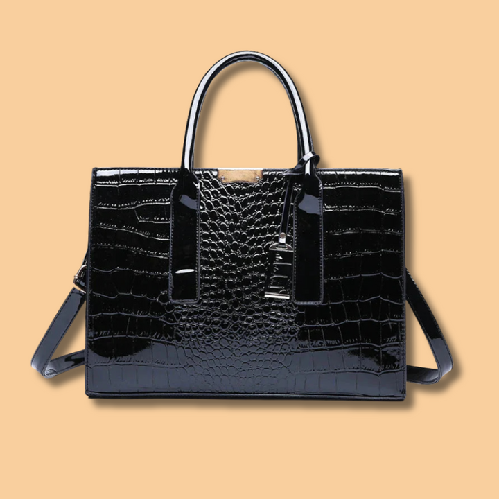 Nami | Handtasche mit Krokodilprägung