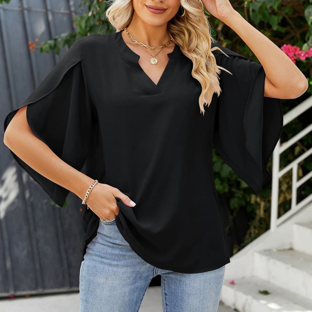 Lanie | Elegantes V-Ausschnitt-Top