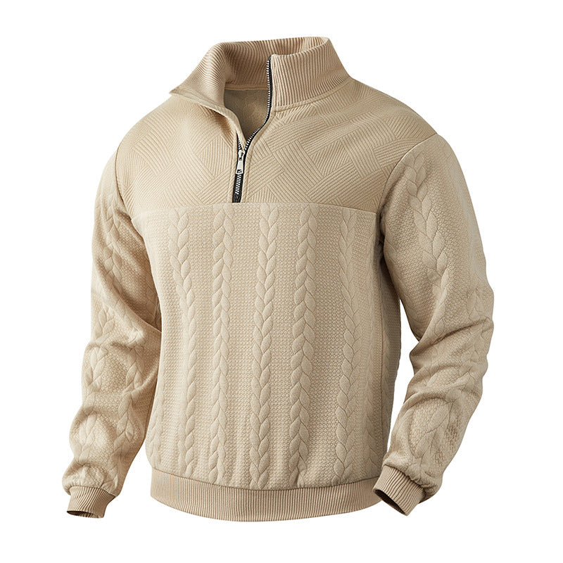 Ezekiel | Pullover Mit Viertelreißverschluss