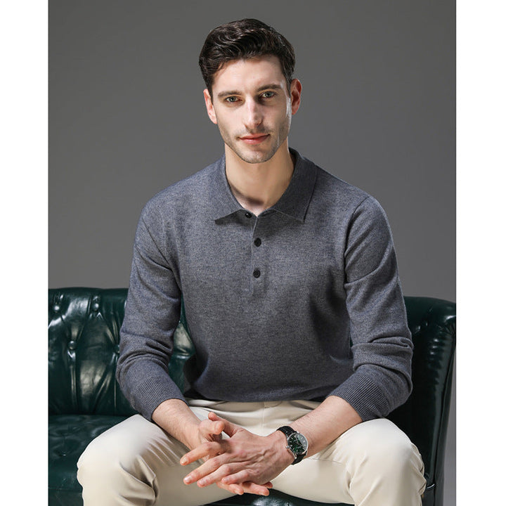 Tobias™ | Kaschmir Polo Business Pullover