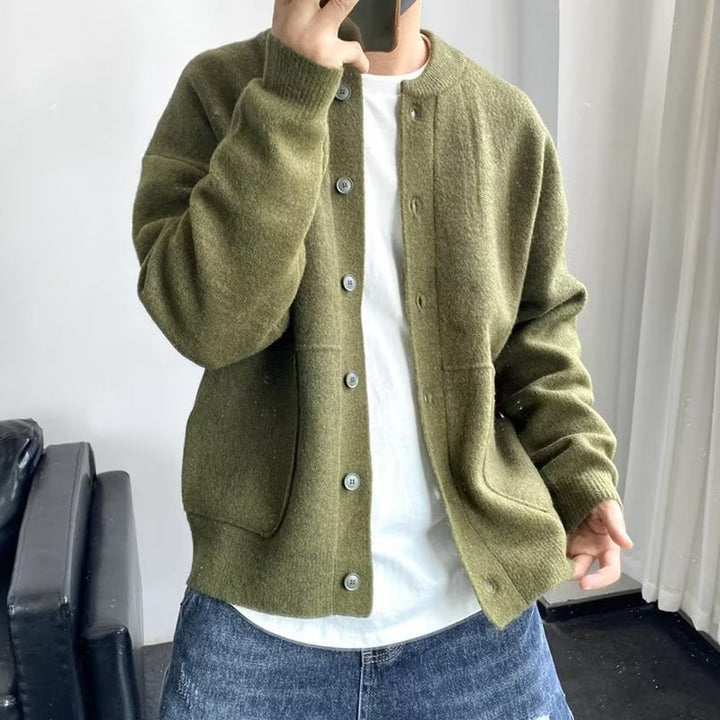 Bennett | Herrenpullover mit Knopfverschluss