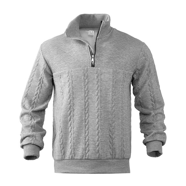 Ezekiel | Pullover Mit Viertelreißverschluss