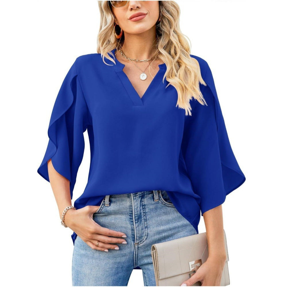 Lanie | Elegantes V-Ausschnitt-Top