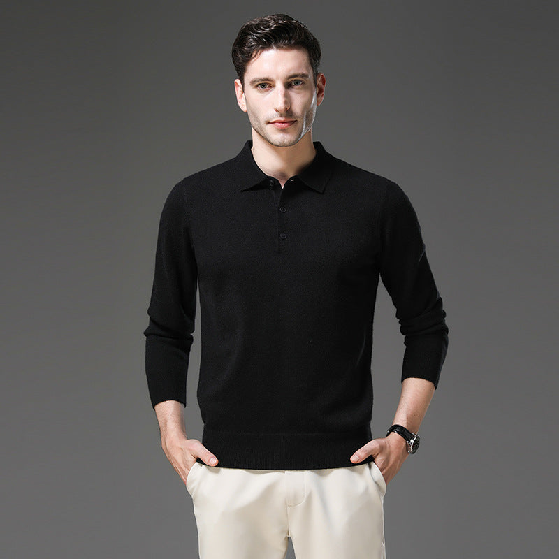 Tobias™ | Kaschmir Polo Business Pullover