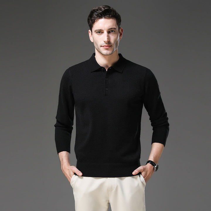 Tobias™ | Kaschmir Polo Business Pullover