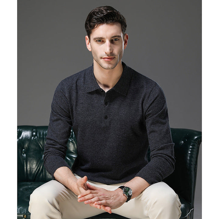 Tobias™ | Kaschmir Polo Business Pullover