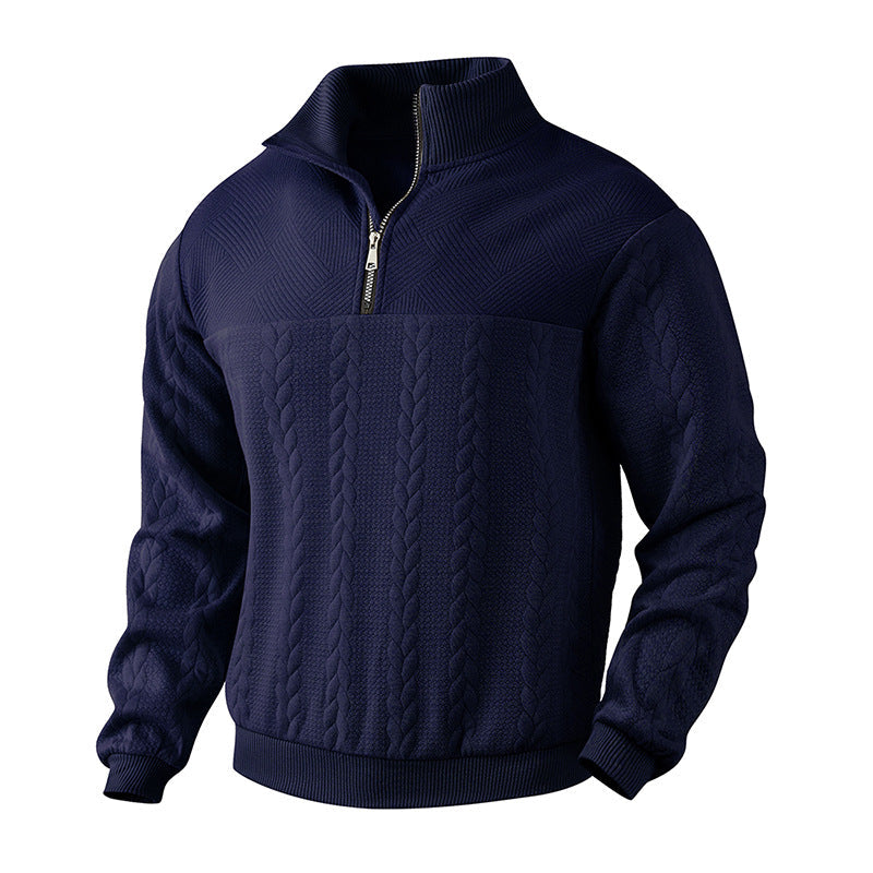 Ezekiel | Pullover Mit Viertelreißverschluss