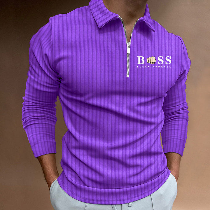 Jeffrey | Langärmliges Poloshirt