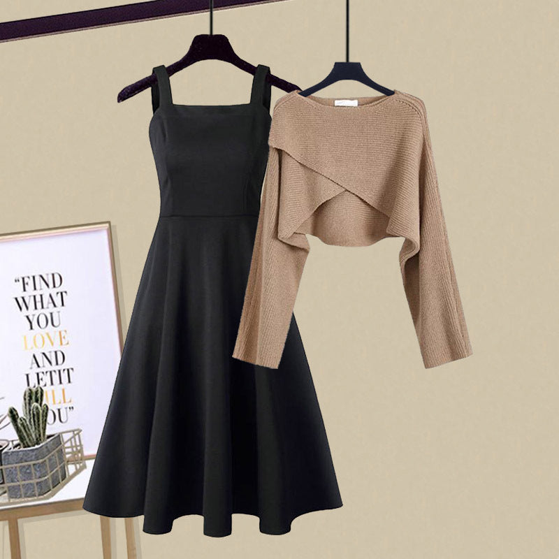 Godela | Elegantes Strickkleid Set