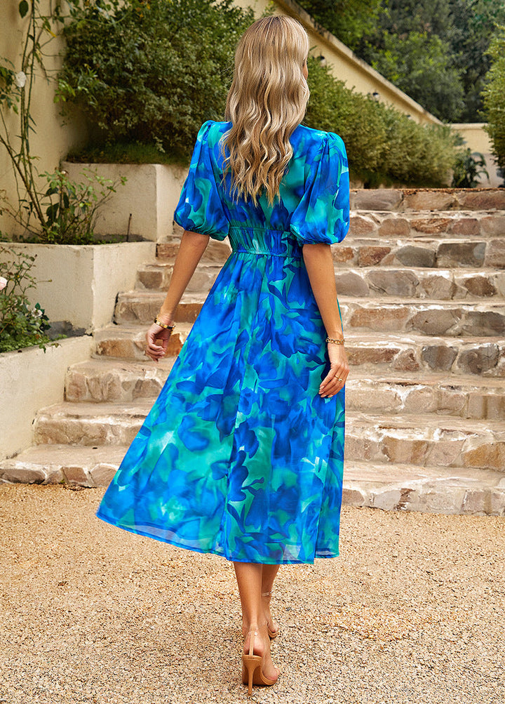 Alora | Elegantes Kleid mit Blumenmuster