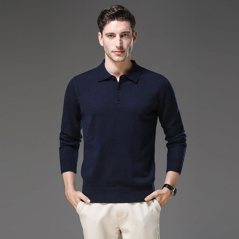 Tobias™ | Kaschmir Polo Business Pullover
