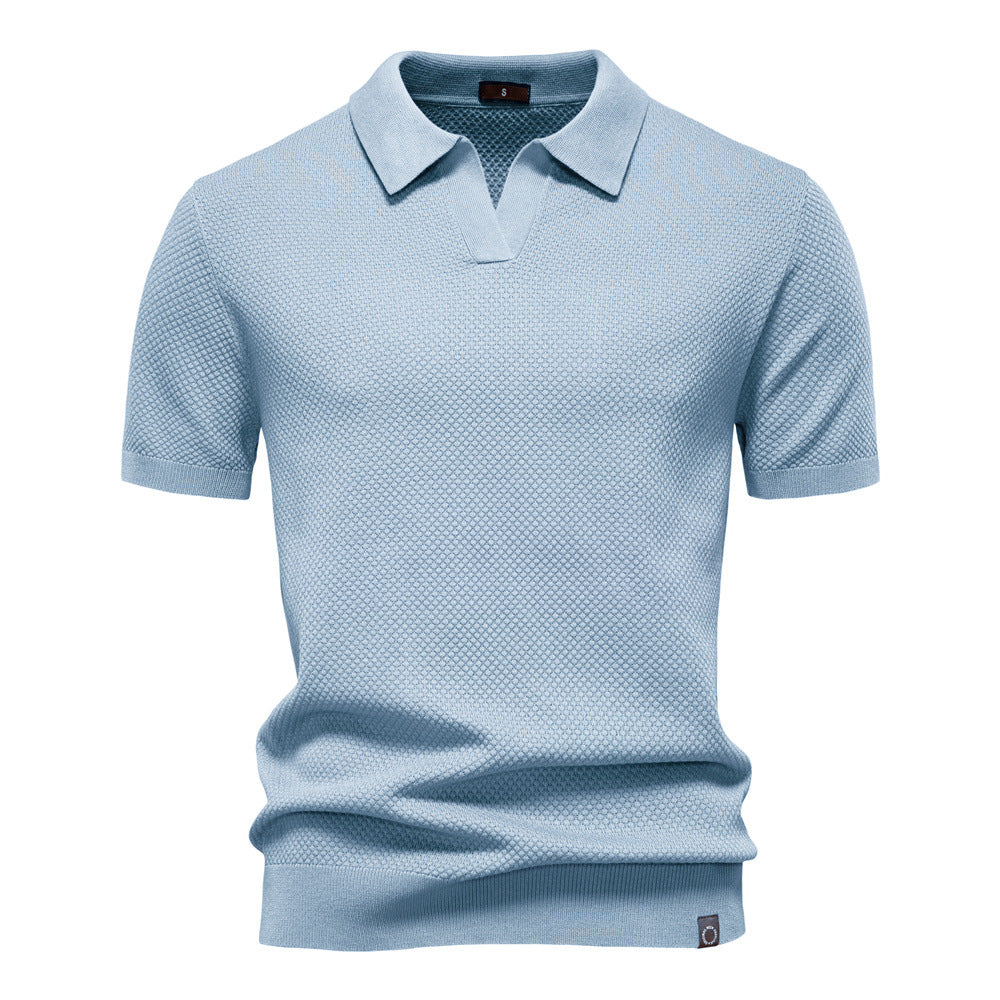 Drew | Strukturiertes Herren-Poloshirt