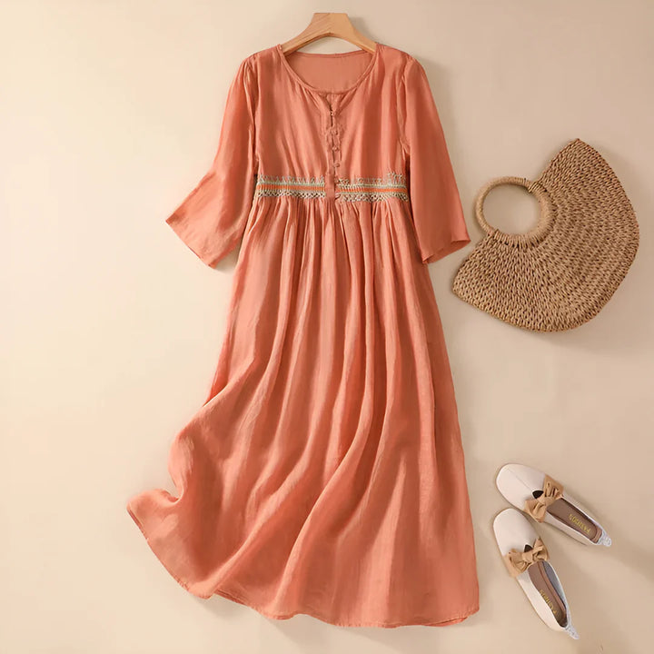 Jeva | Besticktes Kleid