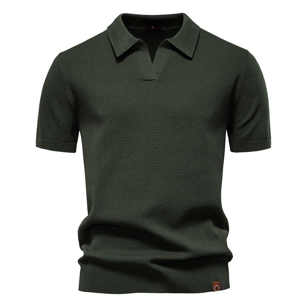 Drew | Strukturiertes Herren-Poloshirt