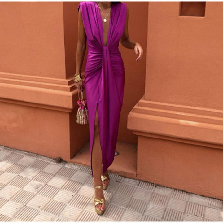Azaria | Abendkleid mit tiefem Ausschnitt