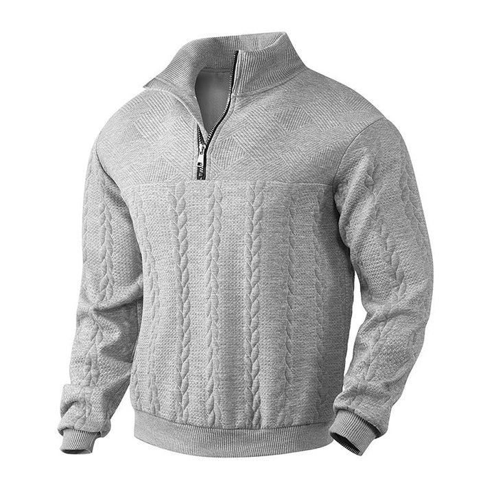 Ezekiel | Pullover Mit Viertelreißverschluss