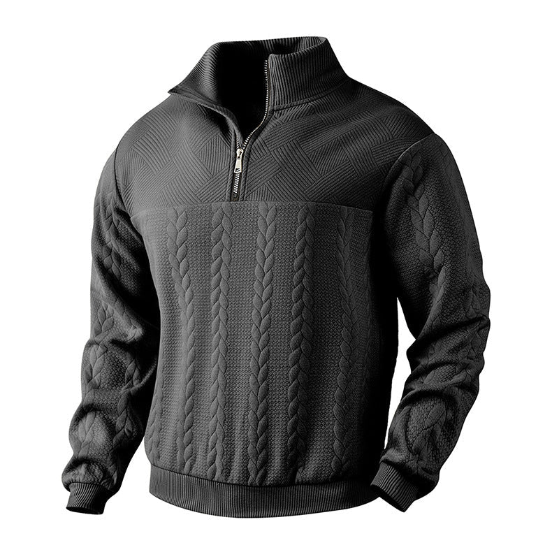 Ezekiel | Pullover Mit Viertelreißverschluss