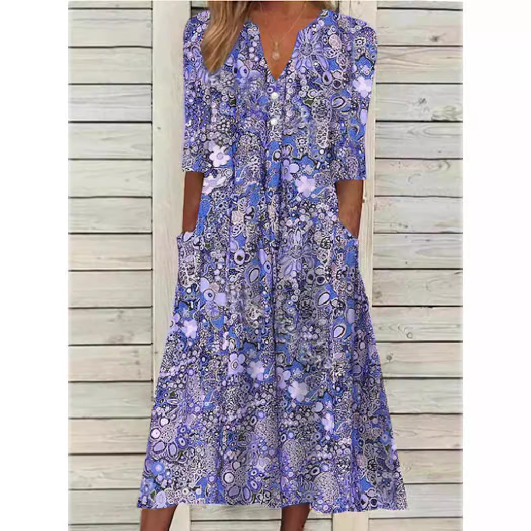 Indy | Blütenmeer Kleid
