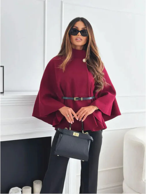 Ria | Mantel Mit Eng Anliegendem Bund