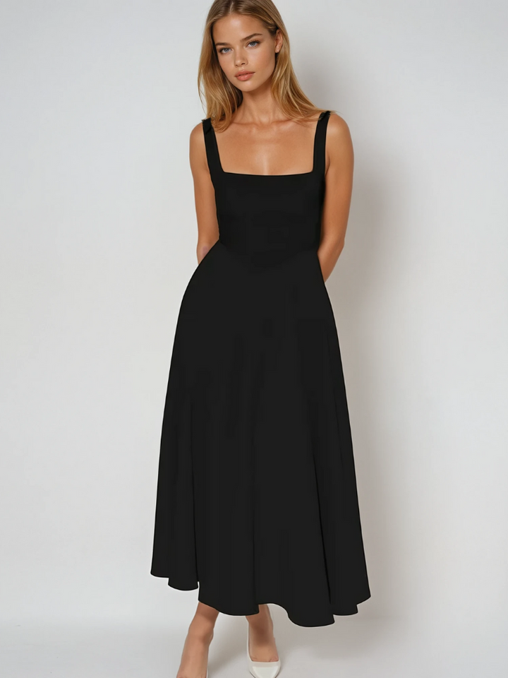Tanya | Klassisches Midi-Kleid