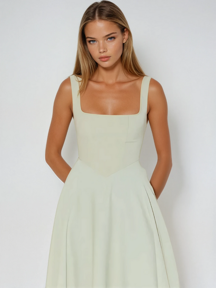 Tanya | Klassisches Midi-Kleid