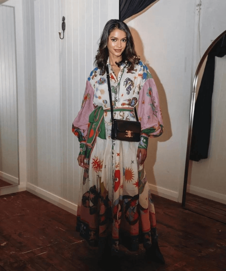 Dallis | Elegantes Maxikleid aus Italien