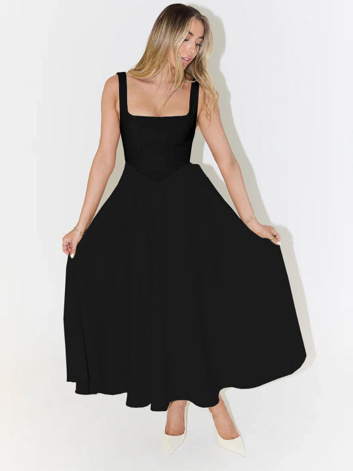 Tanya | Klassisches Midi-Kleid
